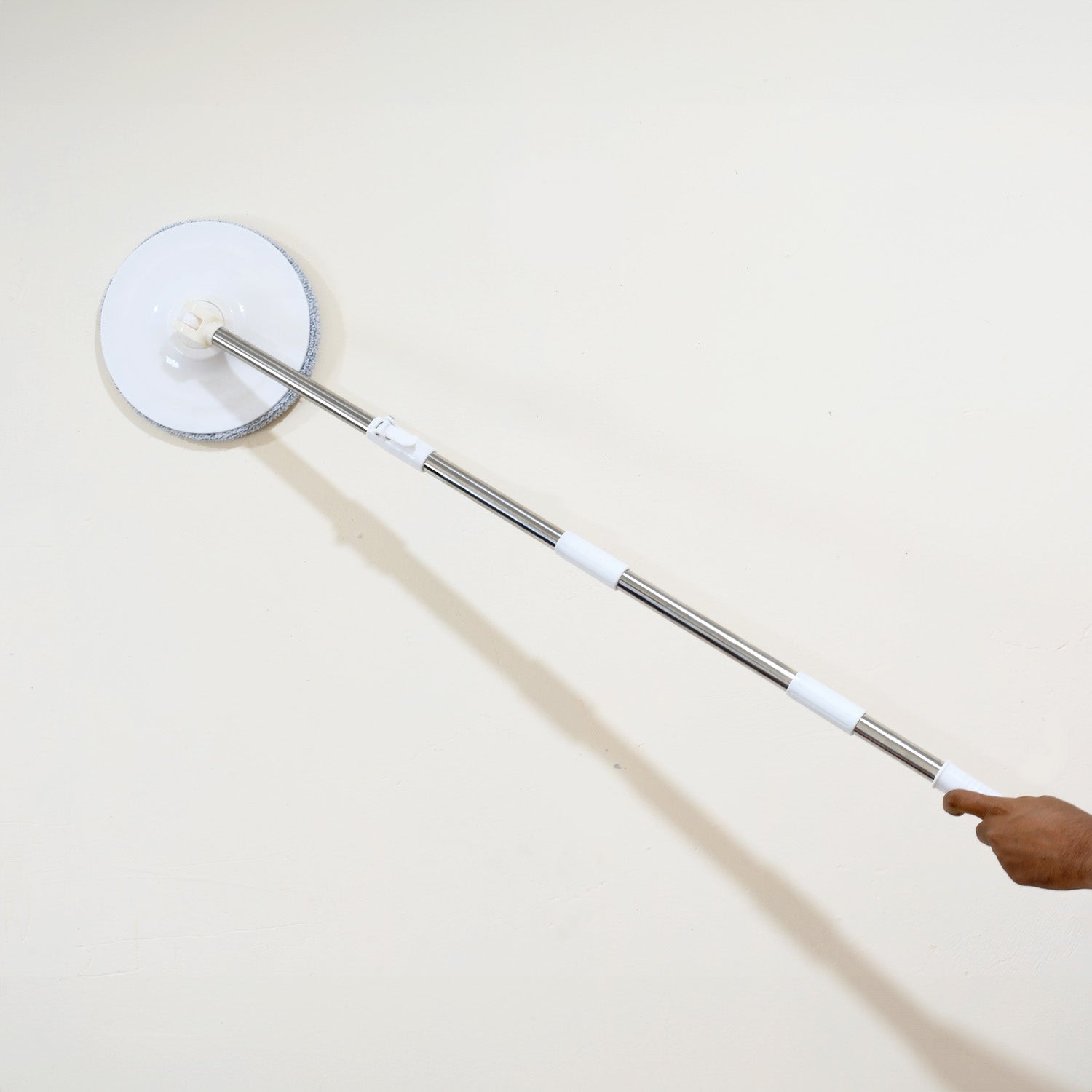 8162 Round Shape Mop Head with 1 Pad Extra Clean Water Spin Mop with Separate Water Bucket, Suitable for All Types of Flooring, Separates Dirty and Clean Water, Wet 8162 Round Shape Mop Head with 1 Pad Extra Clean Water Spin Mop with Separate Water Bucket, Suitable for All Types of Flooring, Separates Dirty and Clean Water, Wet